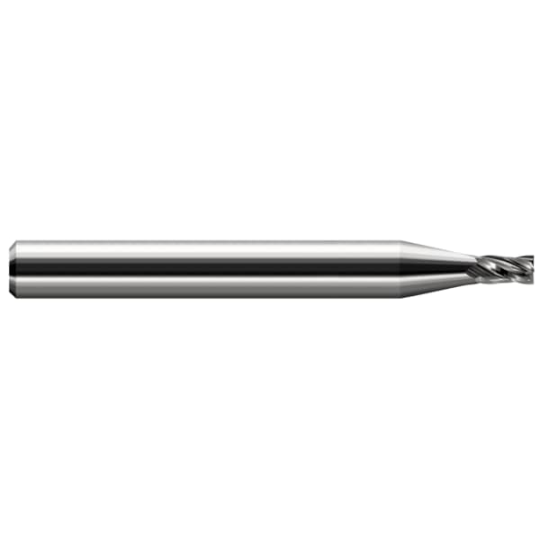 Miniature End Mill - Square - Stub & Standard, 0.2500" (1/4), Finish - Machining: Uncoated